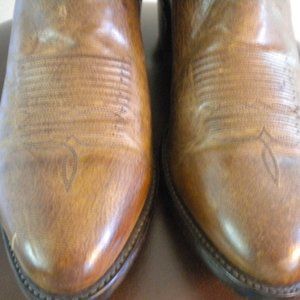 Tan Cowboy Boots 1883, Size 12D, style 11750